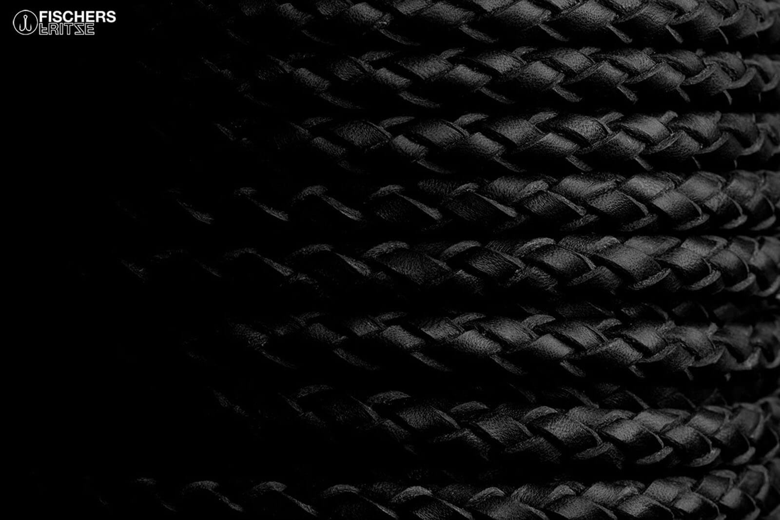 fischers-fritze-torpedomakrele-francisco-armband-schwarz-geflochtenes-rindsleder image 7