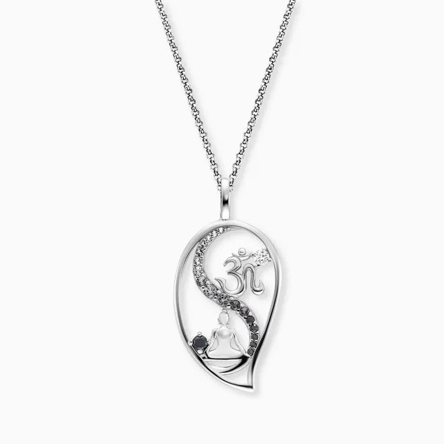 engelsrufer-halskette-925er-silber-yin-yang-tropfen-mit-zirkonia image 1