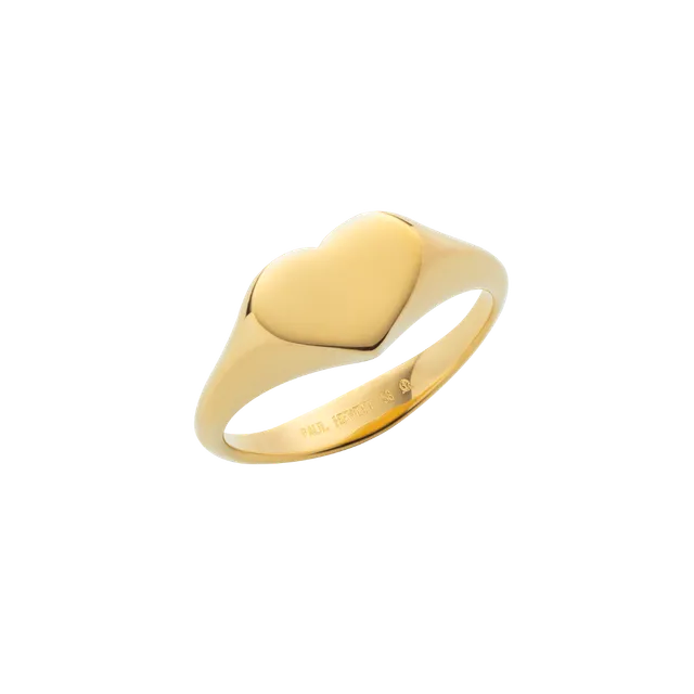 paul-hewitt-heart-ring-gold-statement-ring image 1