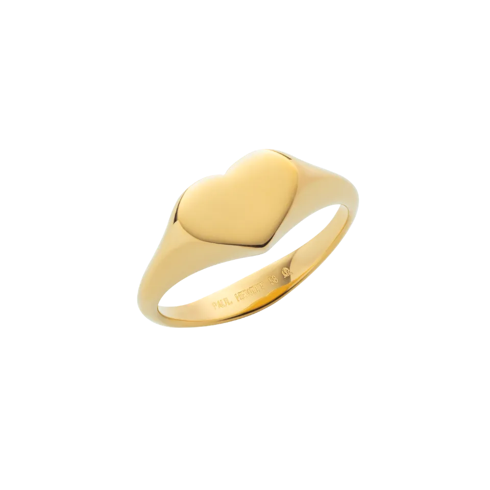 paul-hewitt-heart-ring-gold-statement-ring image 1