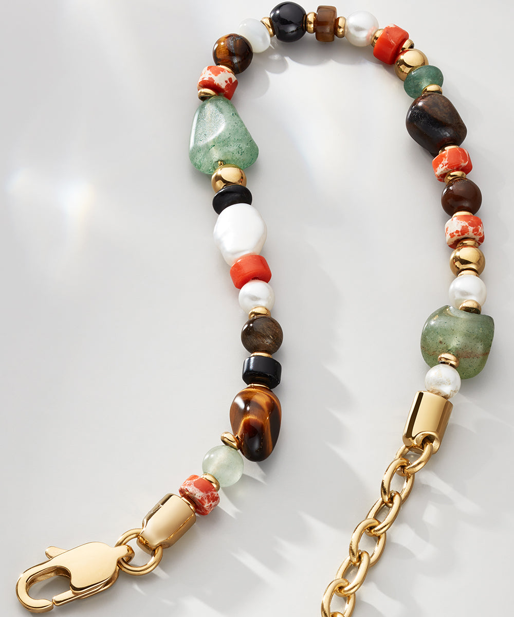 pig-hen-brontide-mosaic-cefalu-damen-armband-gold-braun image 4