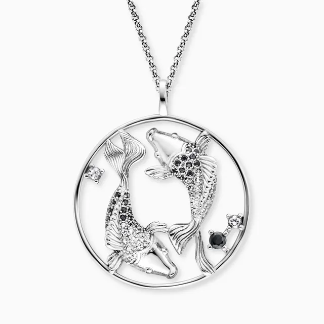 engelsrufer-kette-yin-yang-fische-silber-mit-zirkonia-multicolor image 1