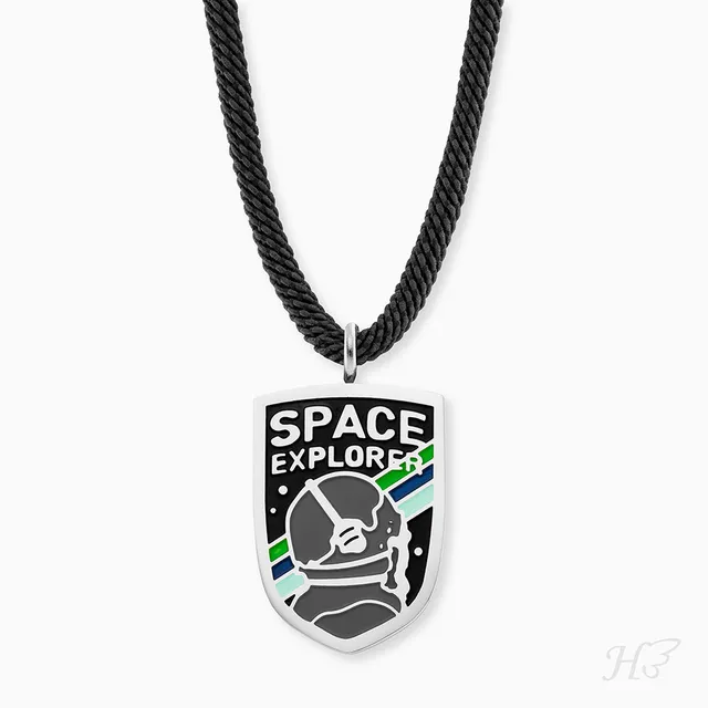 engelsrufer-herzengel-kinder-halskette-edelstahl-astronaut-mit-emaille image 1