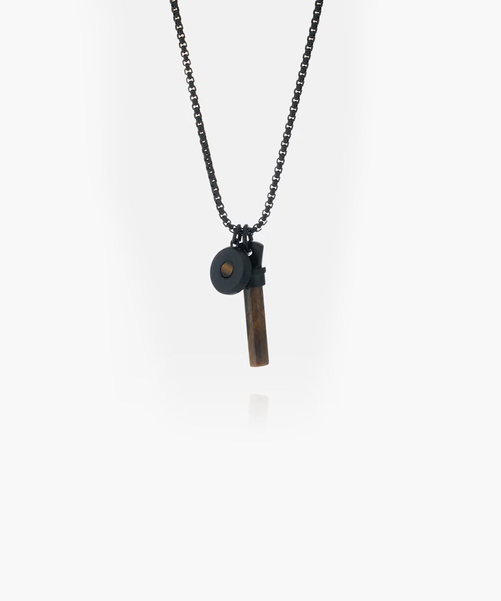 pig-hen-brontide-eye-necklace-tigerauge-halskette-schwarz-f-r-herren image 1
