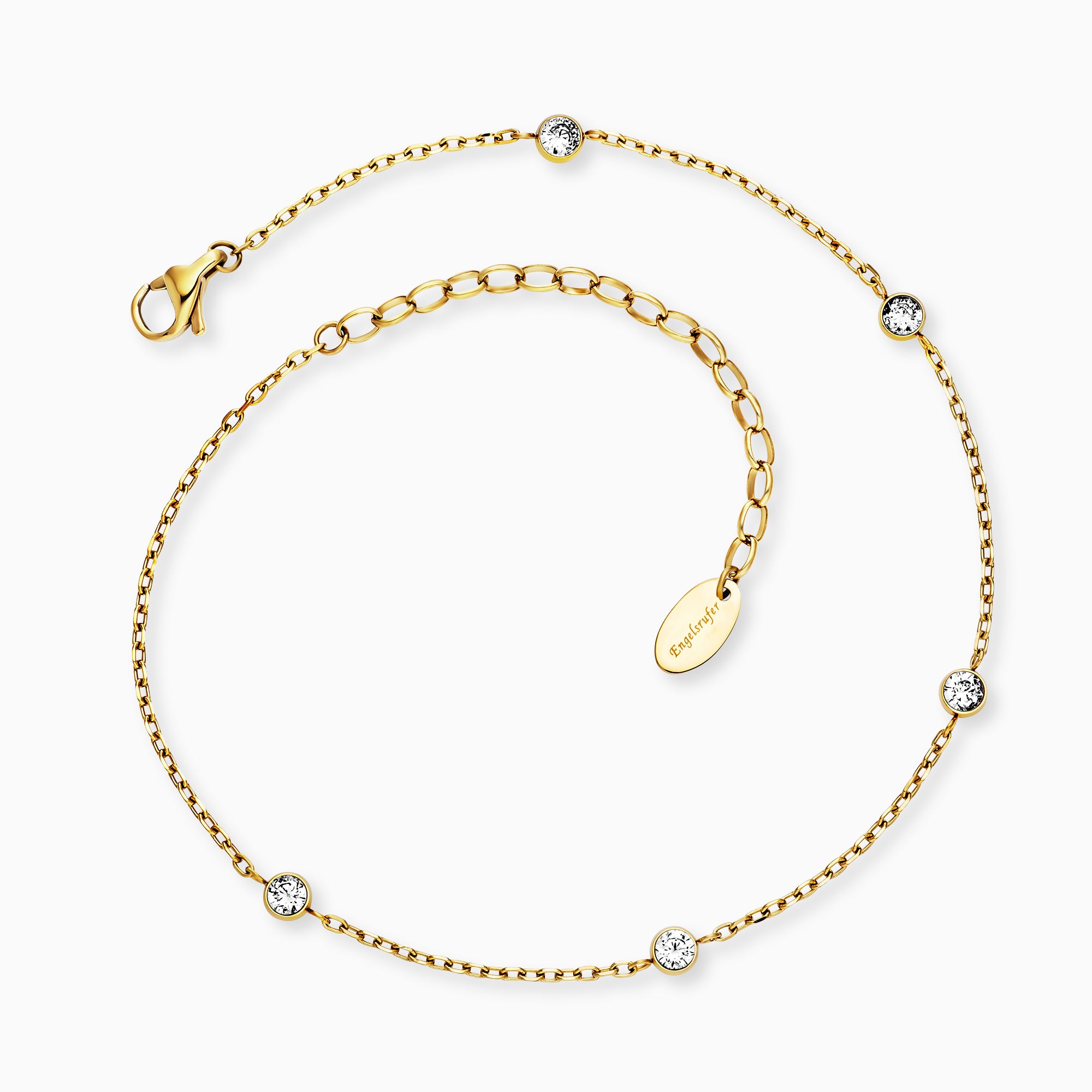 engelsrufer-shiny-moonlight-fu-kette-edelstahl-ip-gold-mit-zirkonia image 1