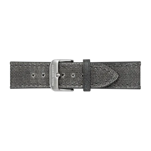paul-hewitt-canvas-uhrenarmband-silber-grau-20-mm image 1