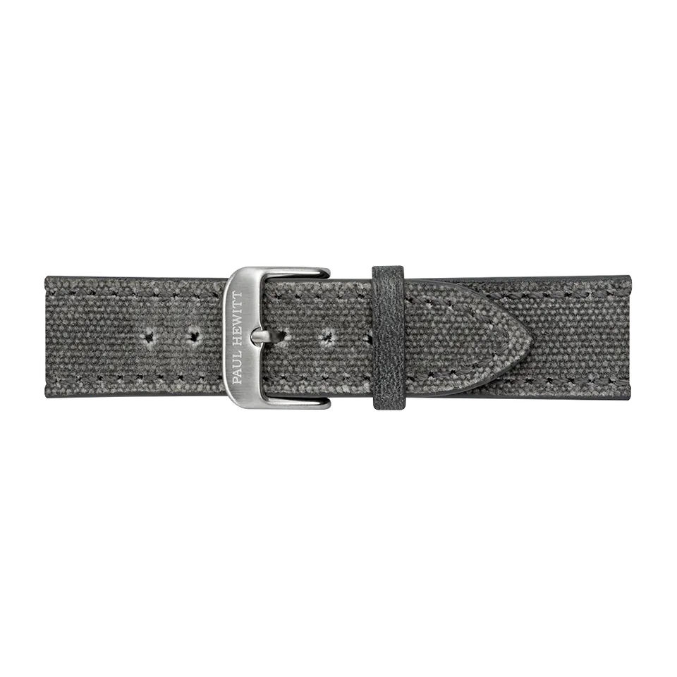 paul-hewitt-canvas-uhrenarmband-silber-grau-20-mm image 1