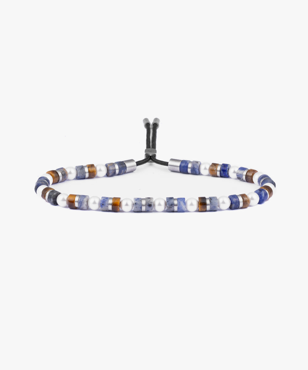 pig-hen-brontide-4mm-adjustable-armband-asaka-silber-blau-herren image 1