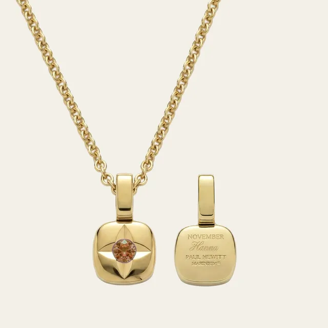 paul-hewitt-birthstone-november-halskette-gold-geburtsstein-kette-damen image 1