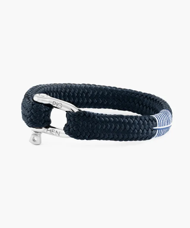 pig-hen-gorgeous-george-armband-navy-silver image 1