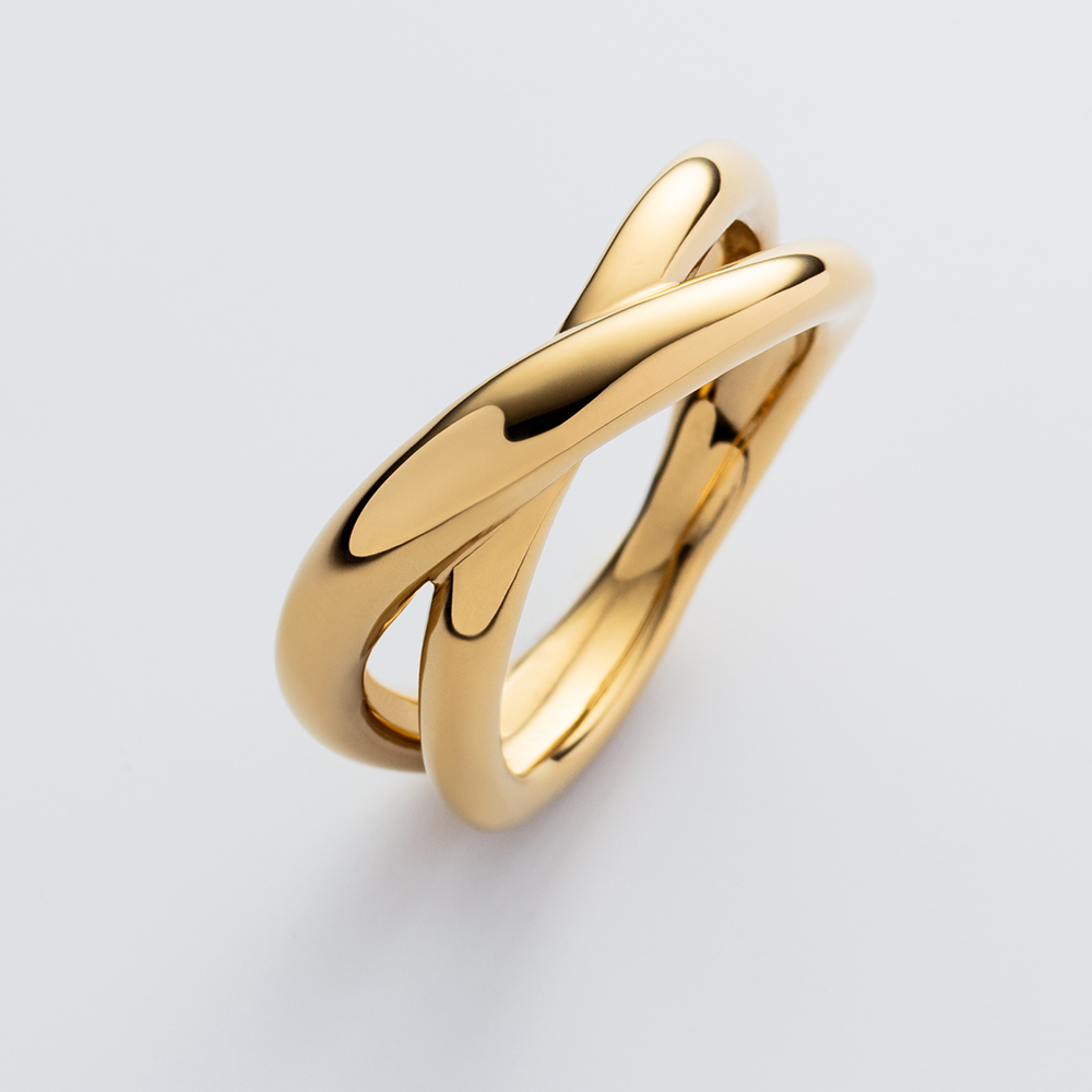 paul-hewitt-waves-twisted-ring-gold image 5