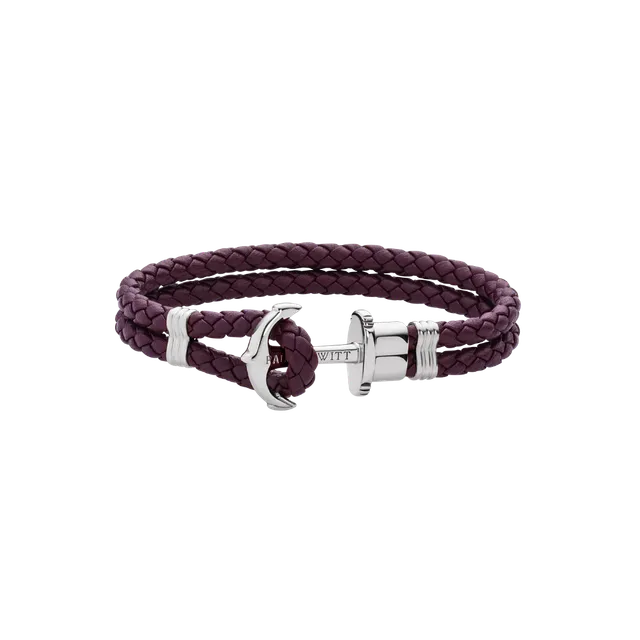 paul-hewitt-phrep-armband-silber-dark-mauve image 1