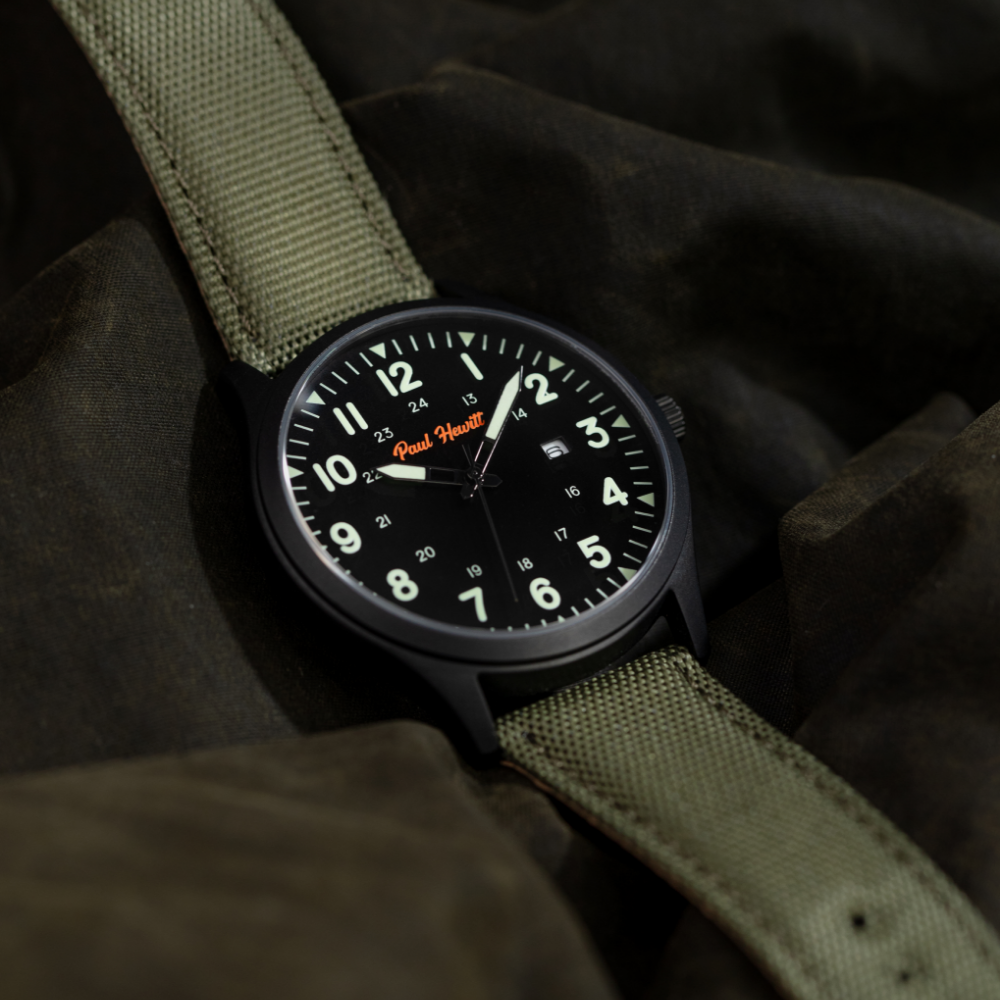 paul-hewitt-captain-s-field-watch-nato-olive-feld-armbanduhr-herren image 3