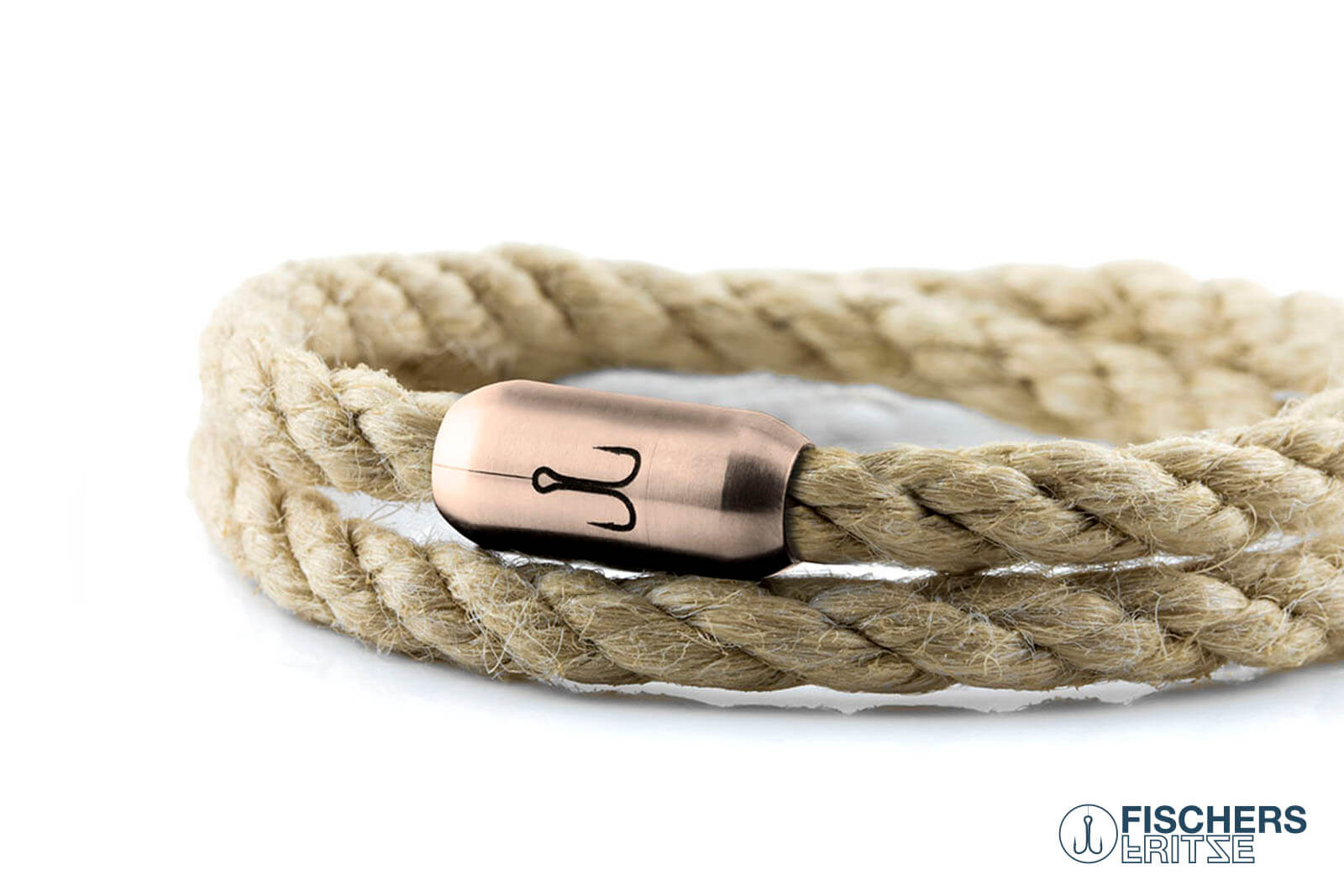 fischers-fritze-k-nigsgarnele-falk-armband-natur-gedreht-mit-18k-pvd image 5