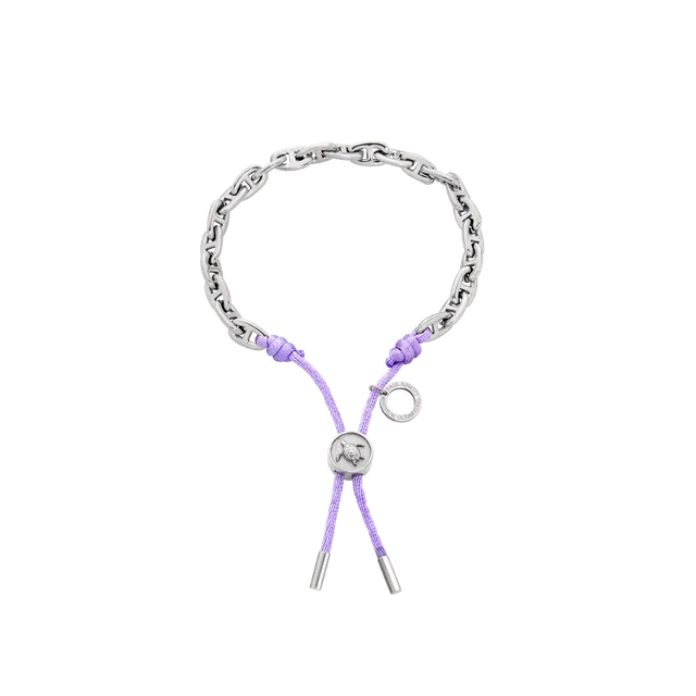 paul-hewitt-turtle-anchor-chain-armband-silber-lila image 1