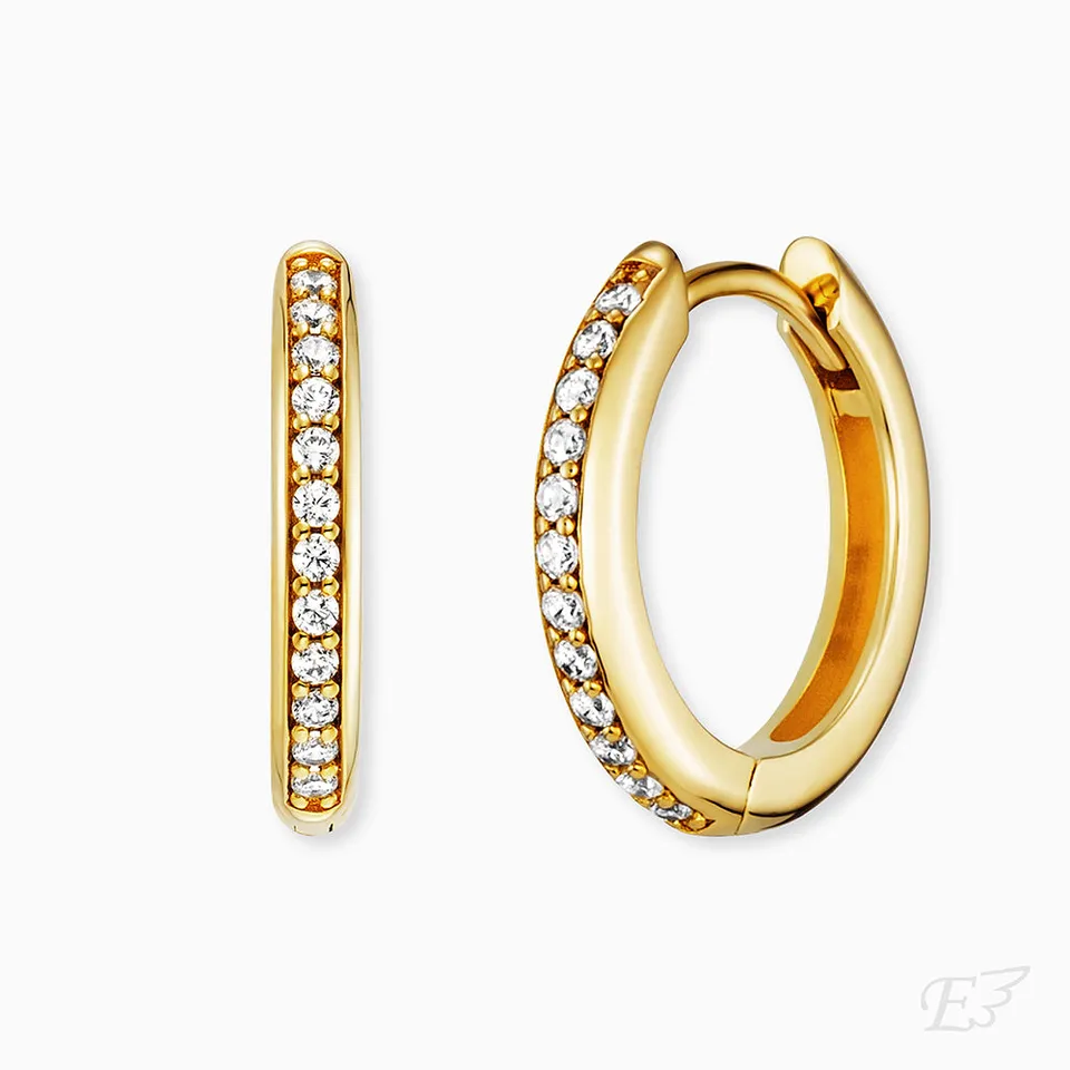 engelsrufer-creole-925er-silber-lola-gold-mit-zirkonia image 1