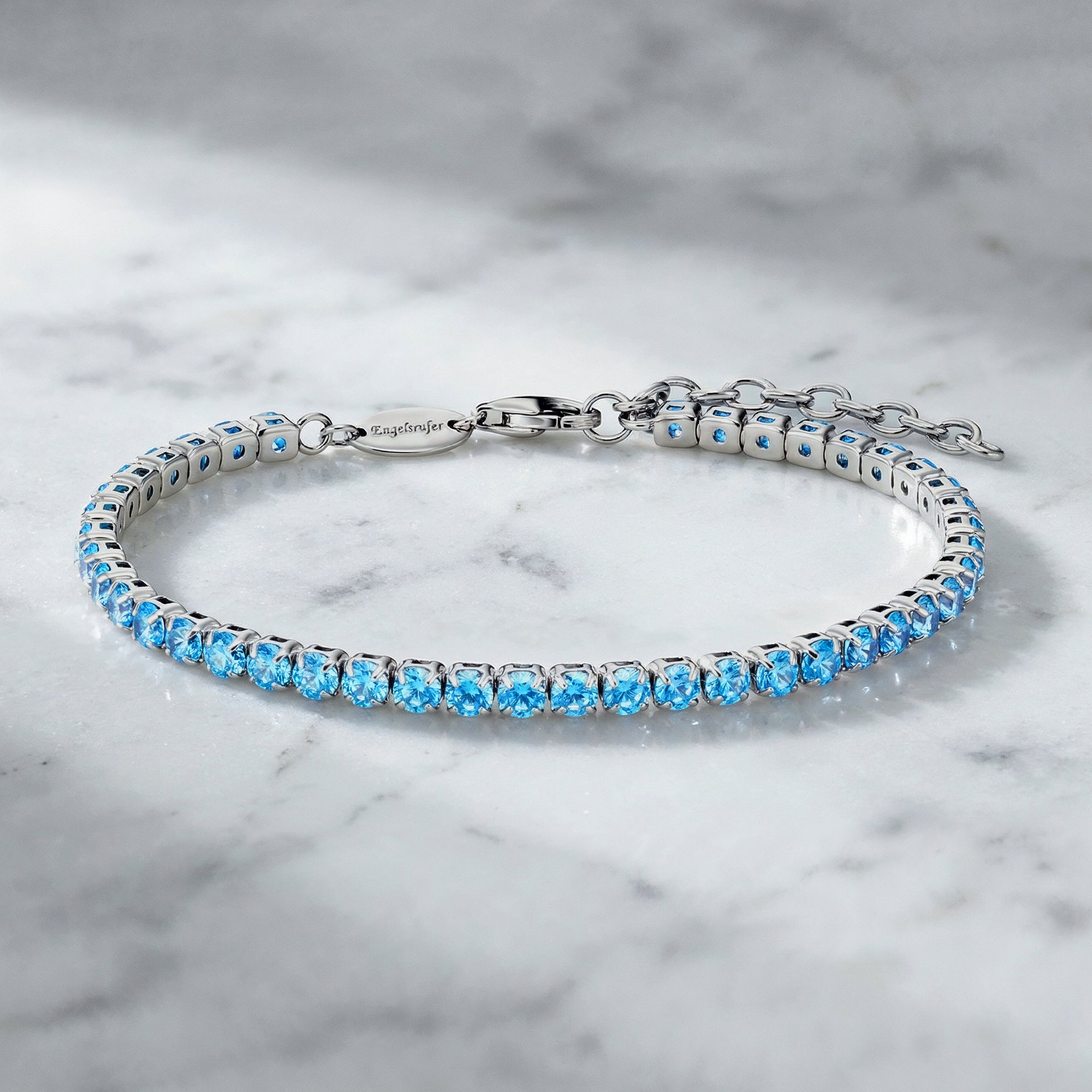 engelsrufer-shiny-tennis-armband-925er-silber-mit-blauen-zirkonia image 4