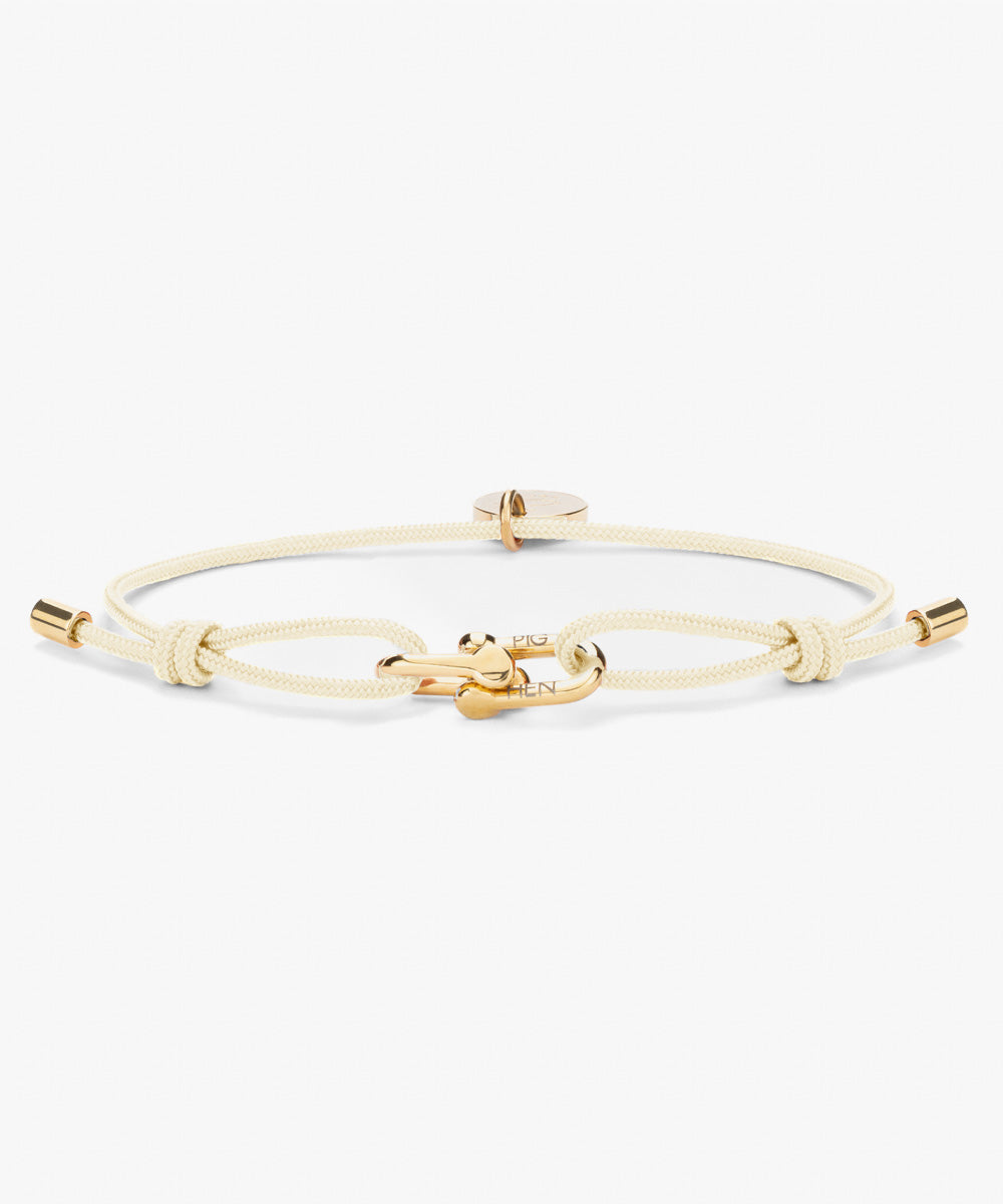 pig-hen-mia-armband-damen-ivory-gold-verstellbar image 1
