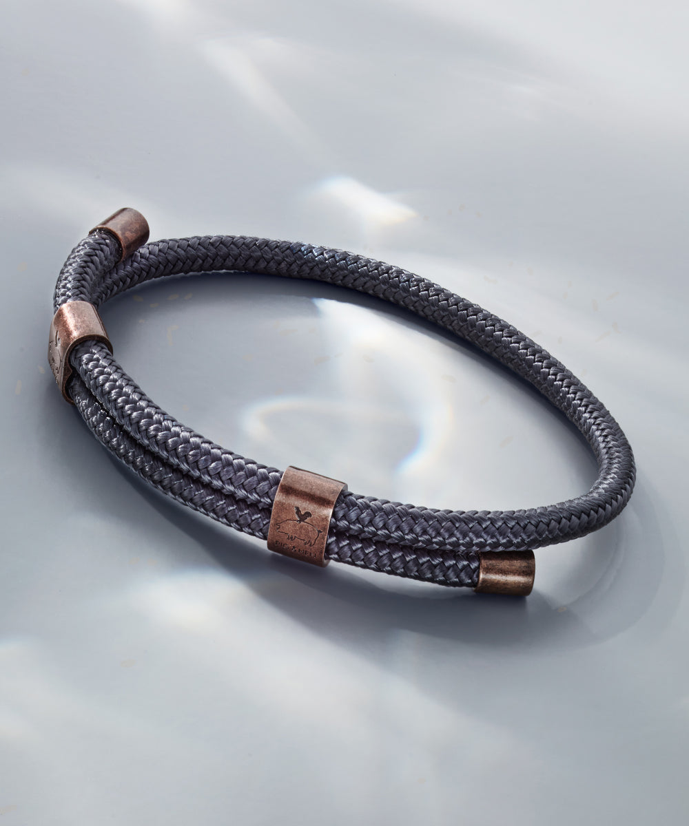 pig-hen-little-lewis-dbl-herren-seilarmband-slate-gray-bronze image 4