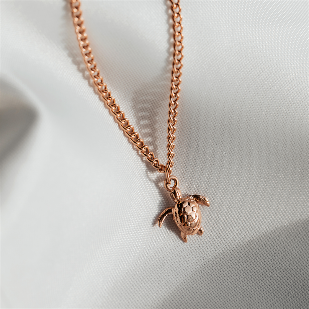 paul-hewitt-turtle-essential-halskette-ros-gold-schildkr-ten-kette-f-r-damen image 2