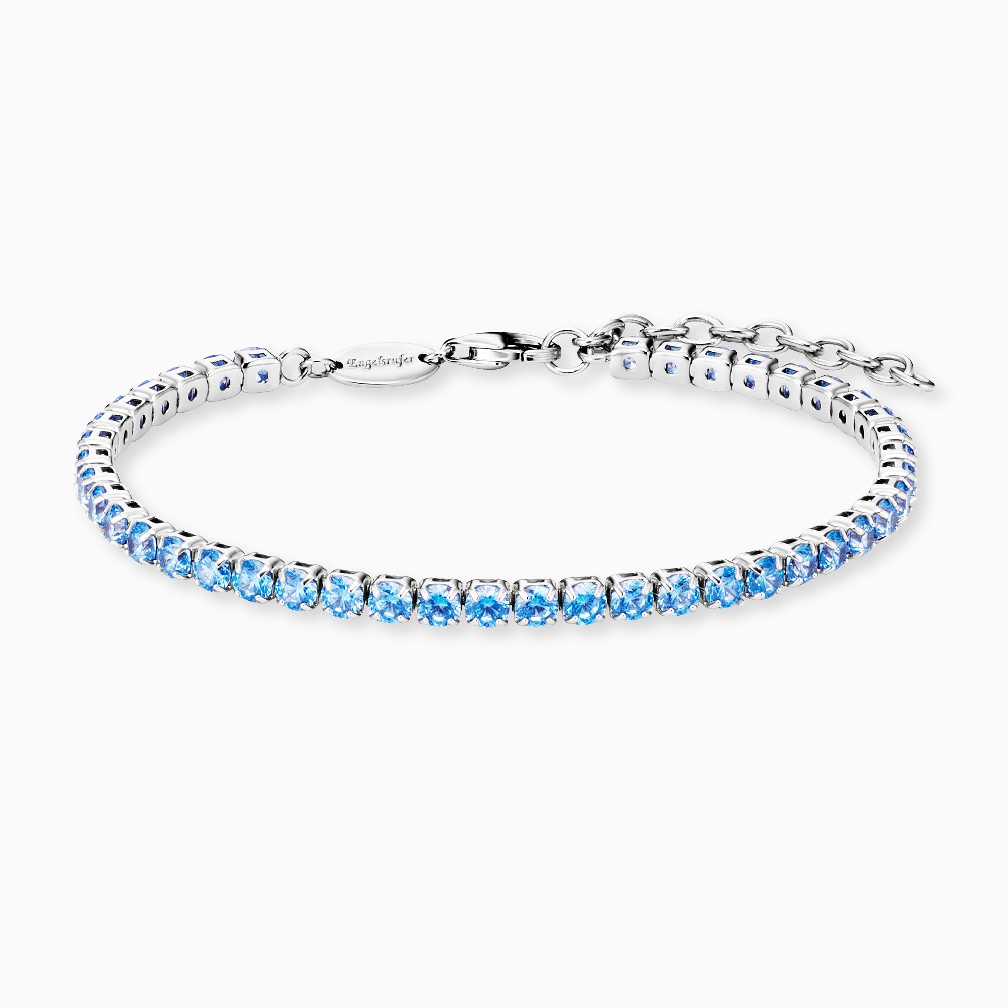 engelsrufer-shiny-tennis-armband-925er-silber-mit-blauen-zirkonia image 1