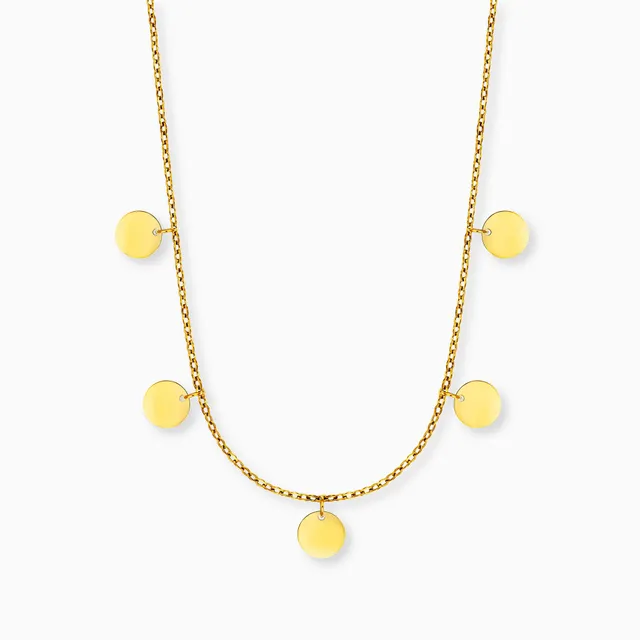 mysteel-by-engelsrufer-halskette-edelstahl-gold-mit-gru-karte-happy-soul image 1