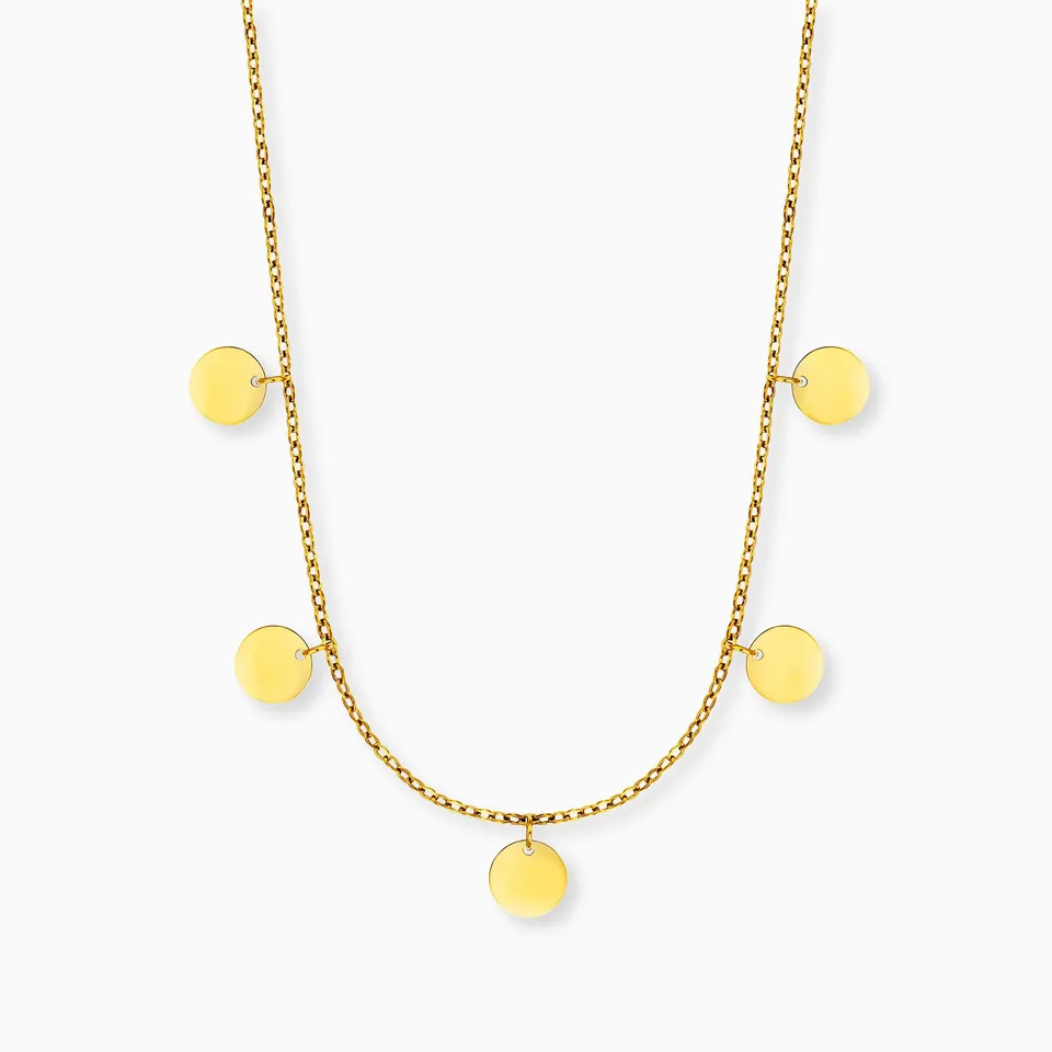 mysteel-by-engelsrufer-halskette-edelstahl-gold-mit-gru-karte-happy-soul image 1