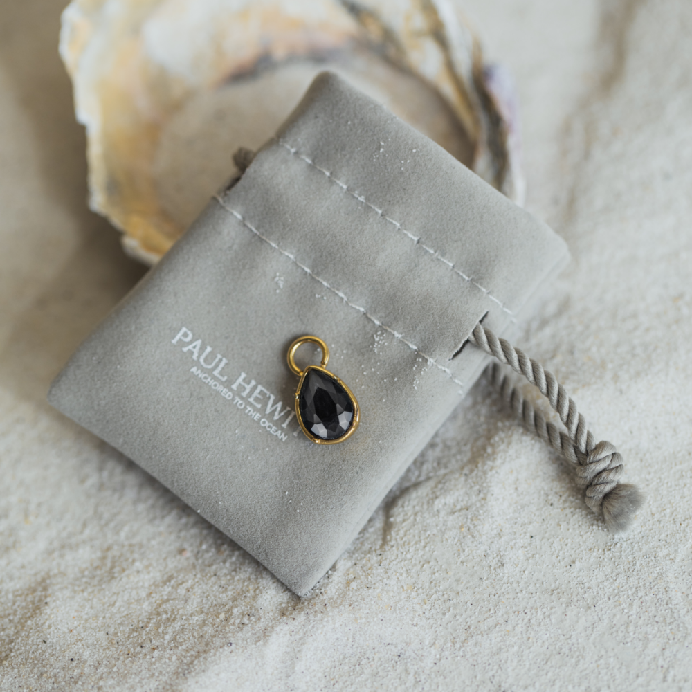 paul-hewitt-black-stone-charm-gold-schwarzer-stein-anh-nger image 2