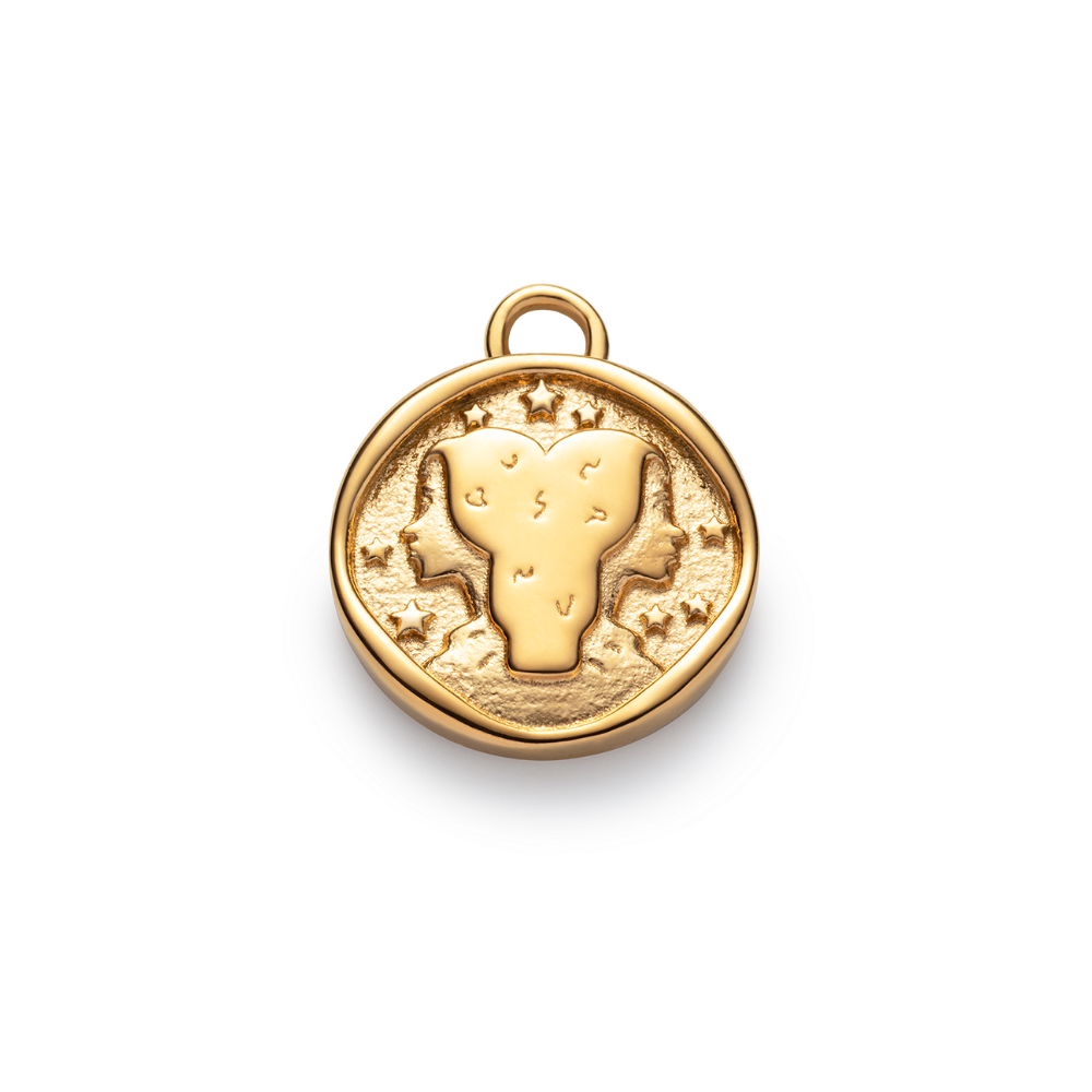 paul-hewitt-ocean-stories-gemini-charm-gold image 1