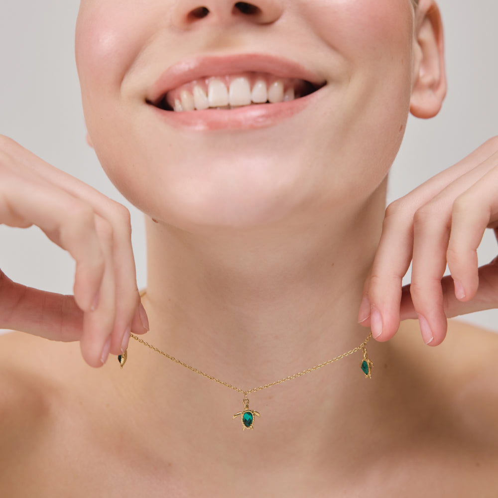paul-hewitt-turtle-halskette-aquamarine-gold-gl-cksbringer-kette image 4