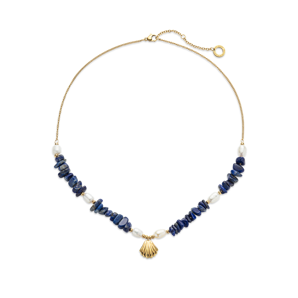 paul-hewitt-scallop-stone-halskette-gold image 1