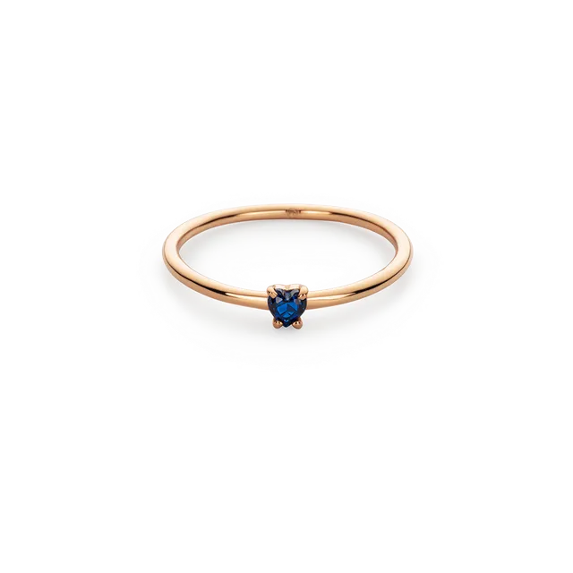 paul-hewitt-heart-of-the-sea-ring-ros-gold-herz-ring-mit-blauem-stein-damen image 1