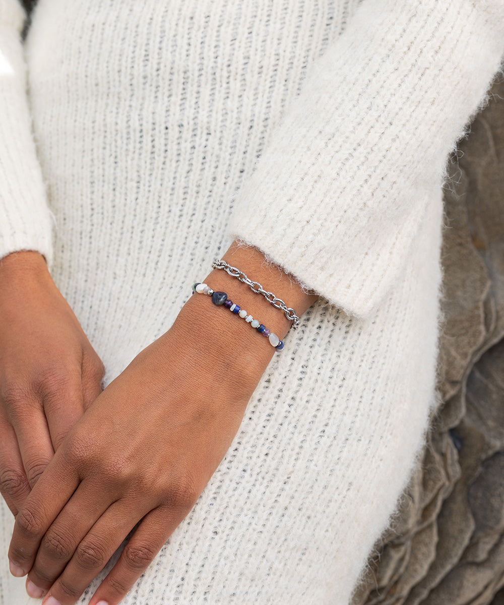 pig-hen-mosaic-novara-eva-armband-set-damen-lila-silber image 3