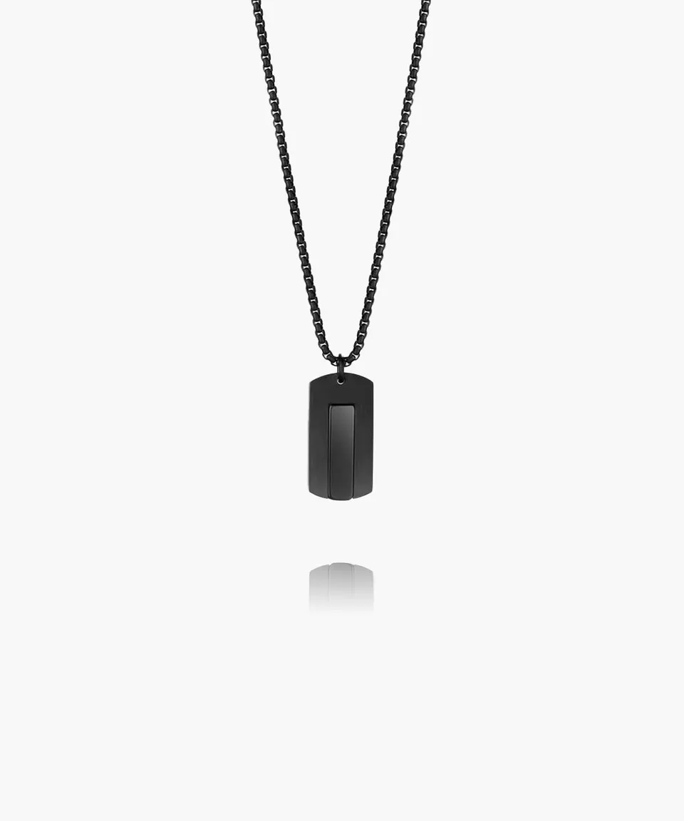 pig-hen-dogtag-black-agate-black-edelstahl-halskette-f-r-herren-mit-achat-anh-ng image 1
