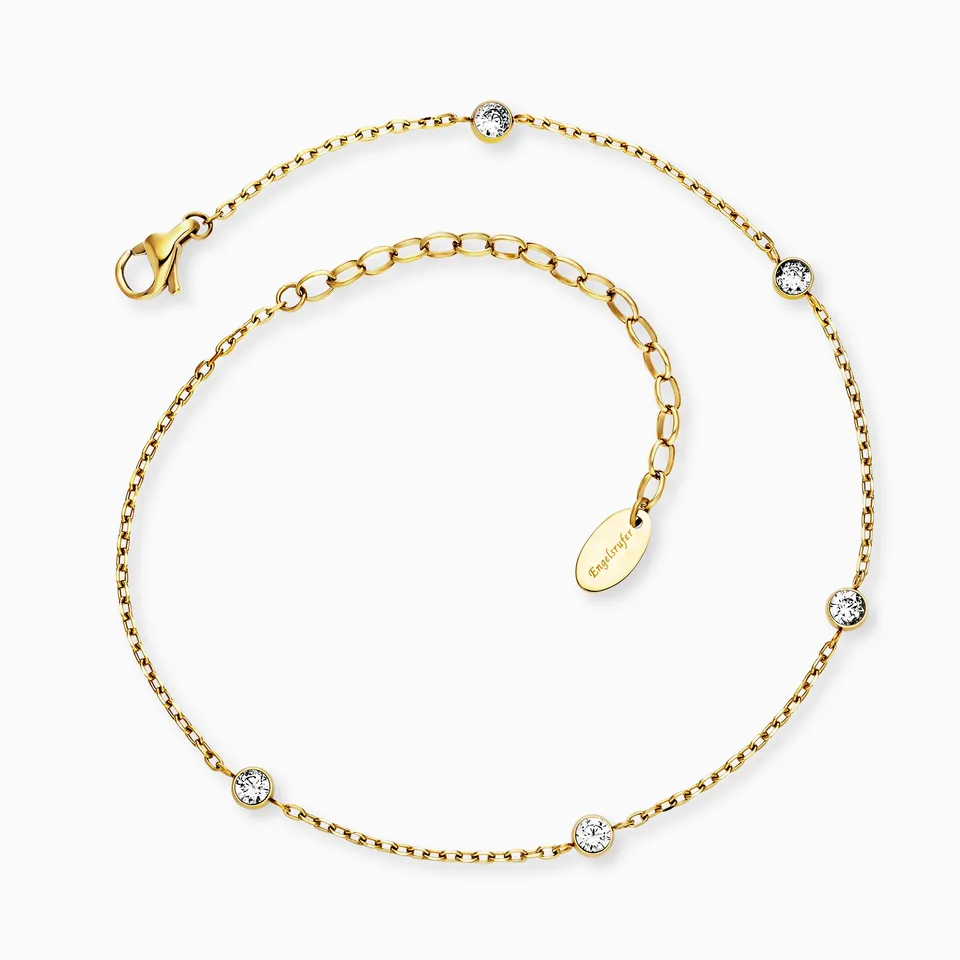 engelsrufer-shiny-moonlight-fu-kette-edelstahl-ip-gold-mit-zirkonia image 1