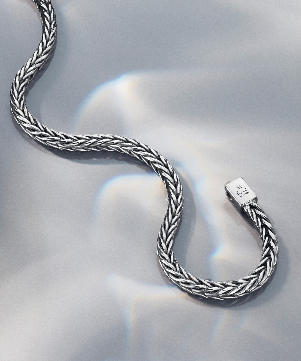 pig-hen-mariner-foxtail-chain-armband-4mm-925-sterling-silber-herren image 4