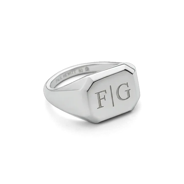 paul-hewitt-octagonal-signet-ring-silber-herren-siegelring image 1