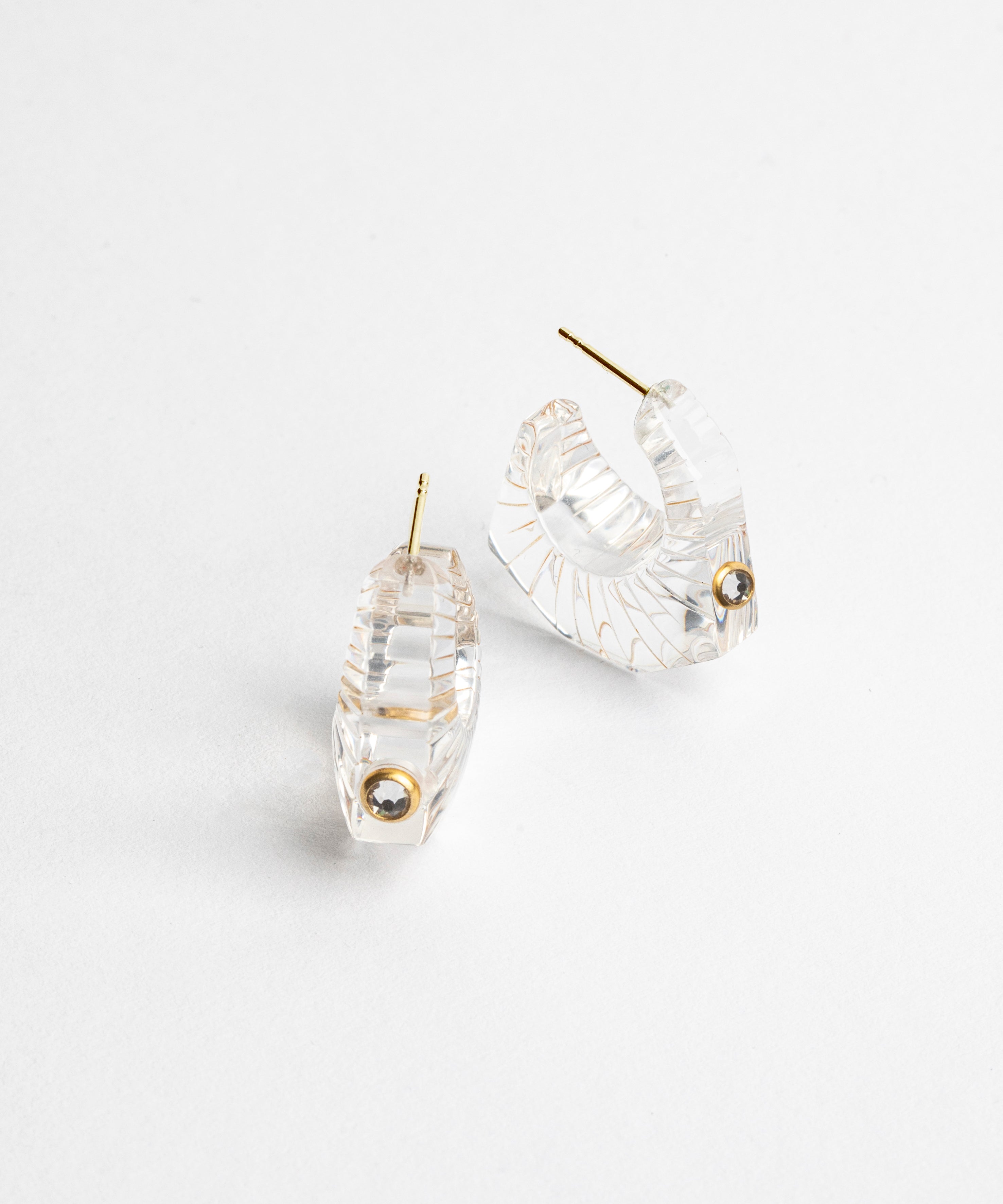 wald-berlin-shining-star-kristall-ohrringe-transparent-mit-swarovski-stein image 4
