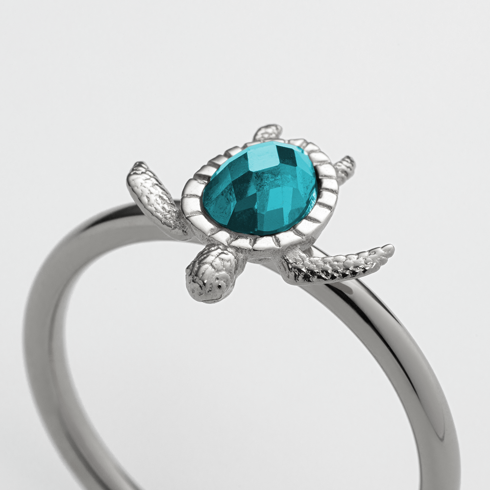 paul-hewitt-turtle-ring-aquamarine-silber image 2