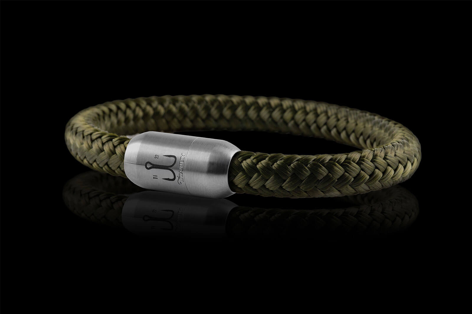 fischers-fritze-makrele-spezial-svan-segeltau-armband-khaki-titan image 1