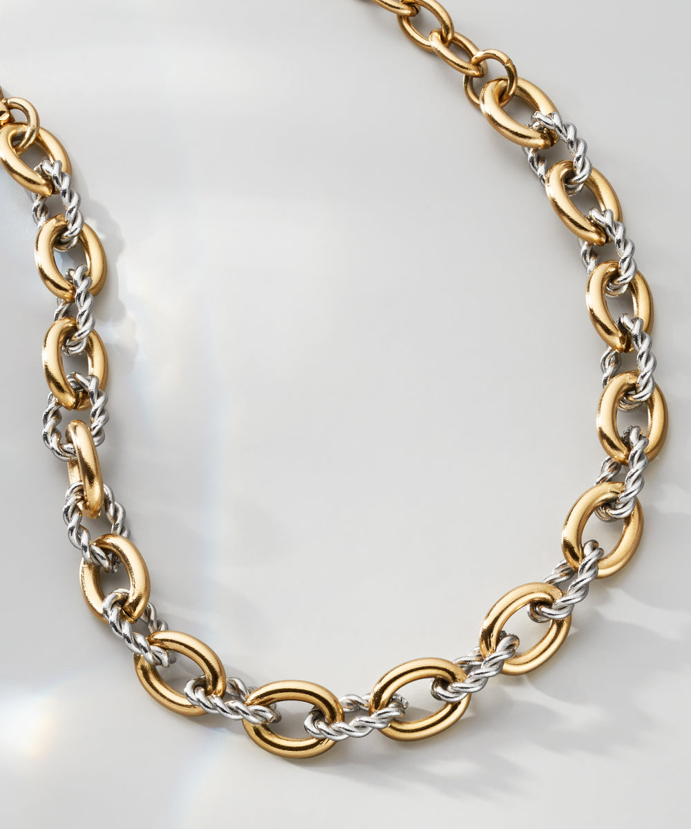 pig-hen-eva-bi-color-damenarmband-edelstahl-gold-silber image 4