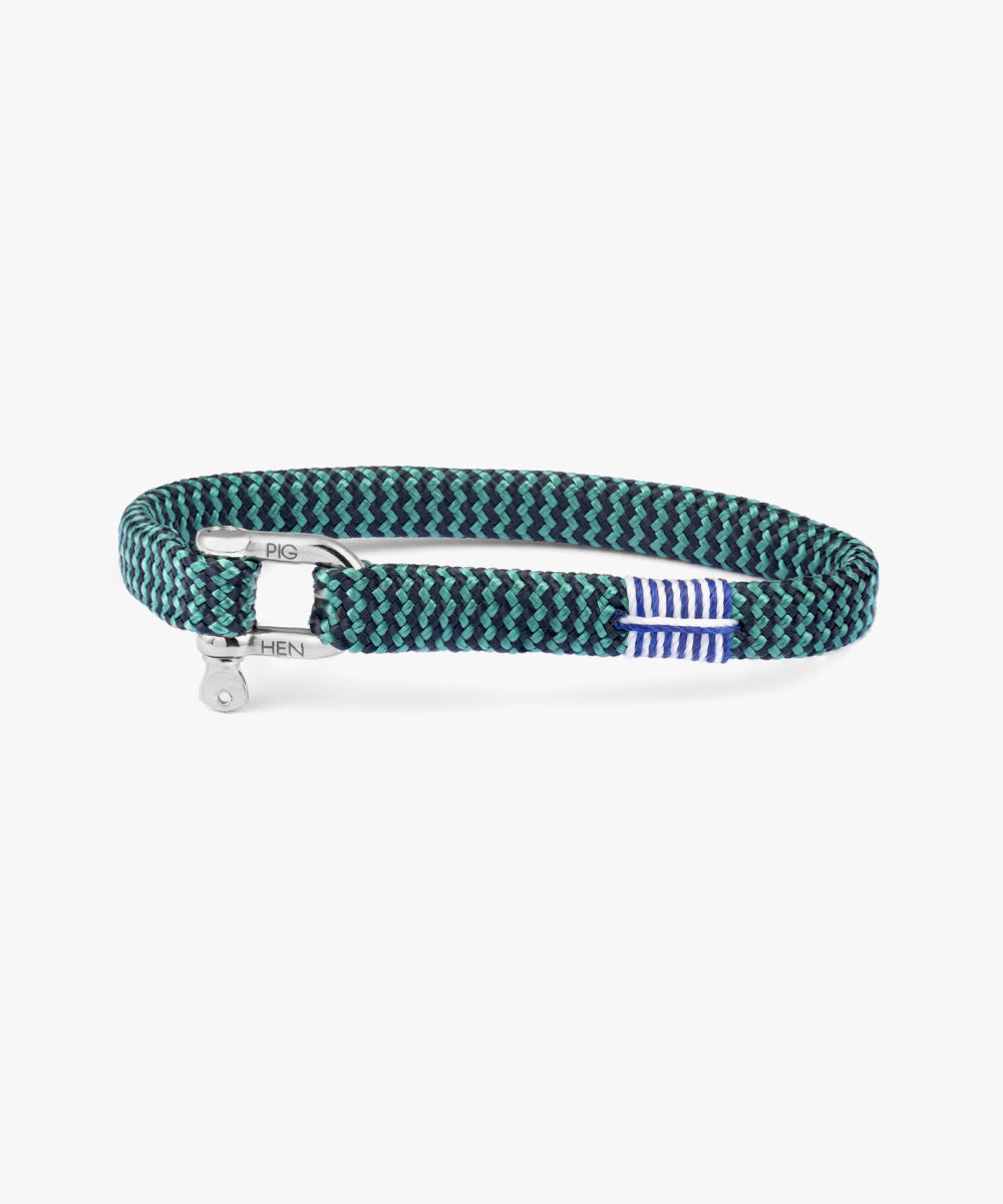 pig-hen-vicious-vik-armband-patina-green-navy-silber image 1
