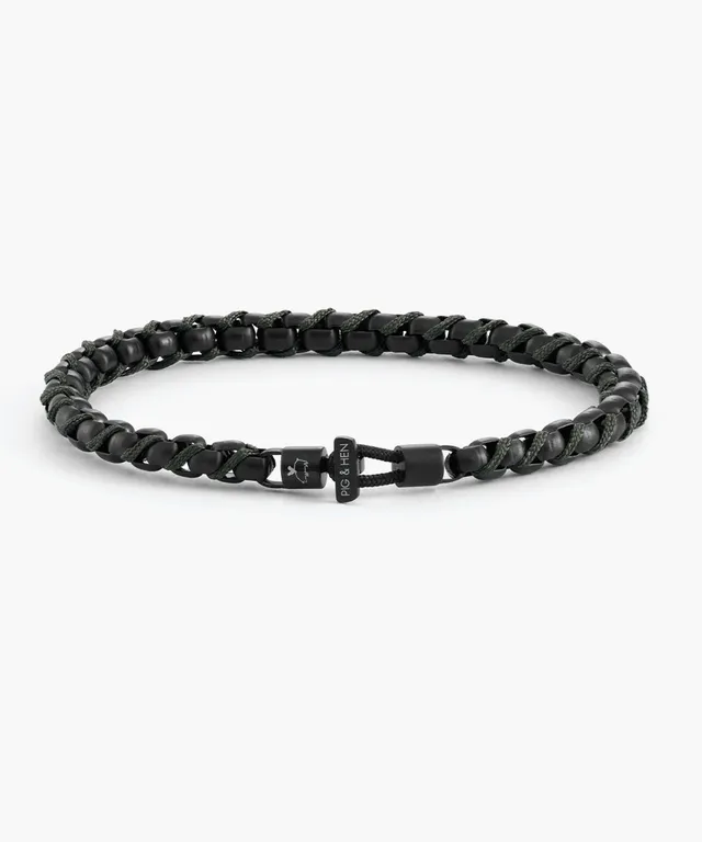pig-hen-catena-venetian-army-black-herrenarmband-edelstahl image 1