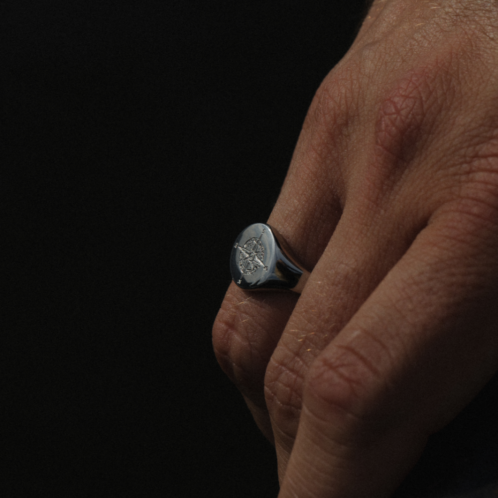 paul-hewitt-signet-ring-windrose-silber-herren-siegelring image 8