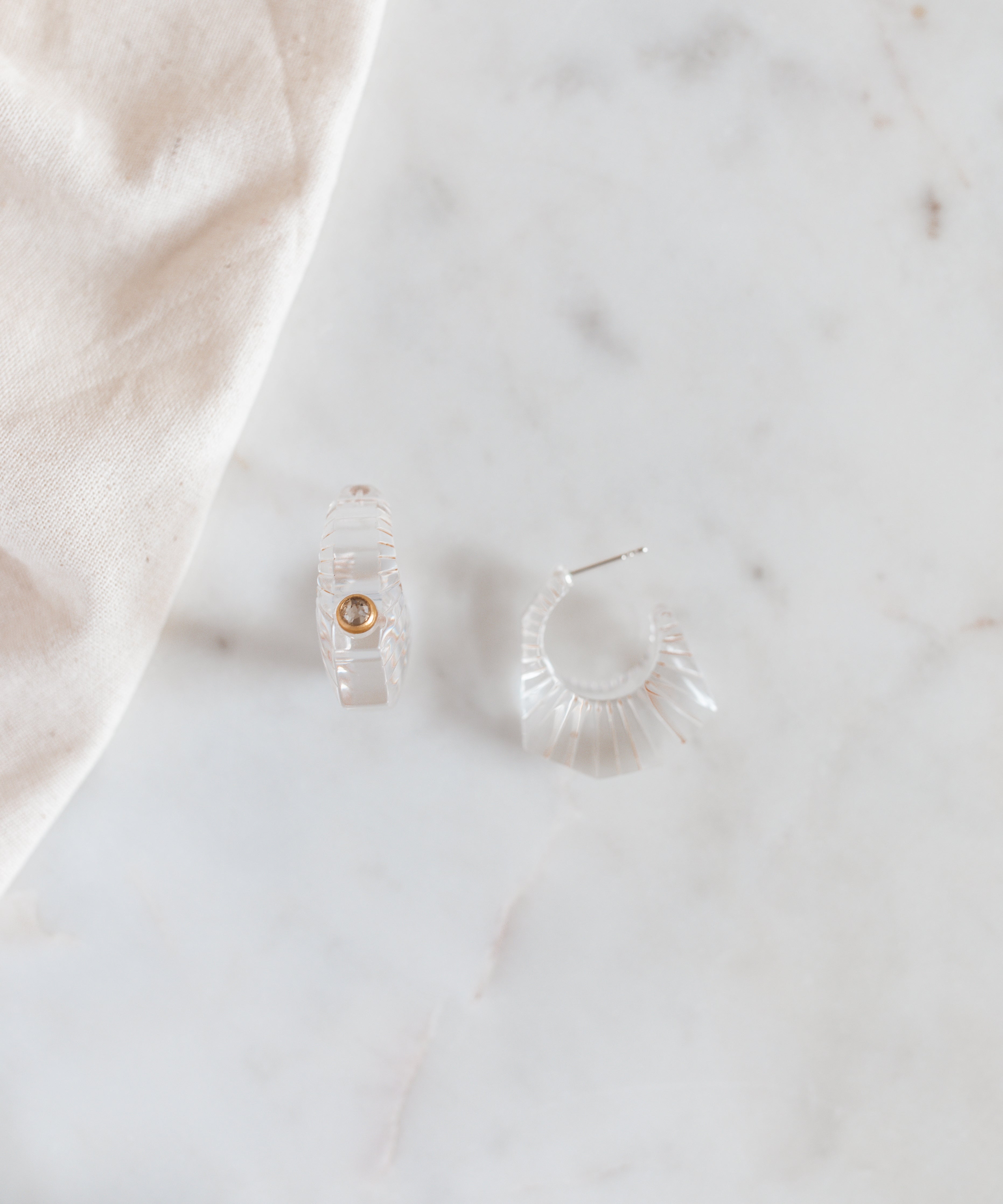 wald-berlin-shining-star-kristall-ohrringe-transparent-mit-swarovski-stein image 3