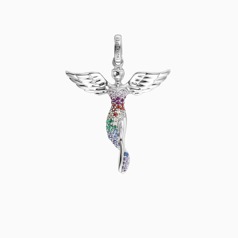 engelsrufer-anh-nger-925er-silber-schutzengel-mit-zirkonia-multicolor image 1