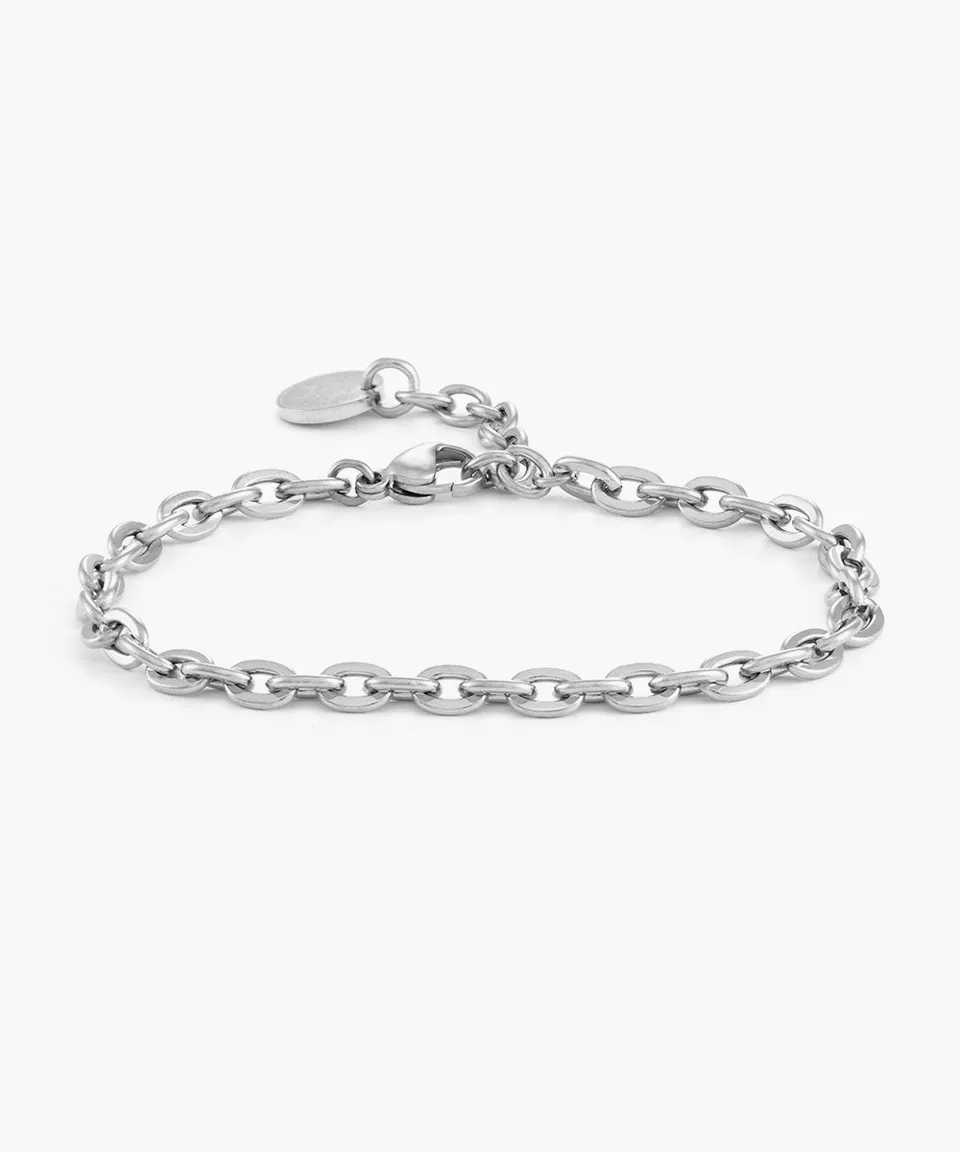 pig-hen-amelia-damen-kettenarmband-silver-xxs-sm-edelstahl-verstellbar image 1