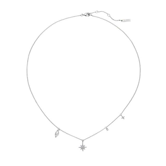 paul-hewitt-windrose-celestial-halskette-silber-mit-zirkonia image 1