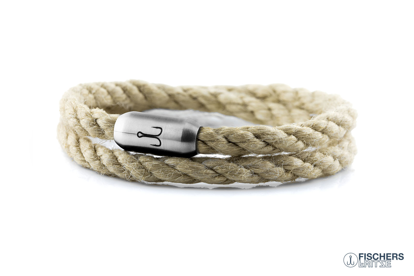 fischers-fritze-garnele-ole-adrian-set-natur-gedreht-leder-braun-6mm image 7