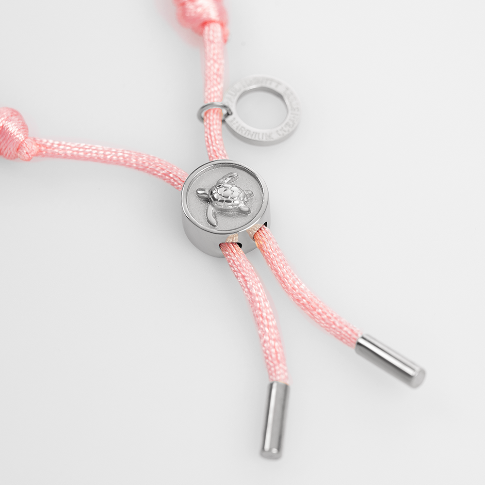 paul-hewitt-turtle-anchor-chain-armband-silber-rosa image 3